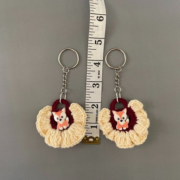 Crochet Keychains, Lightweight Charm Set, Backpack Charms, Keychain Charm - Picture 4 of 7